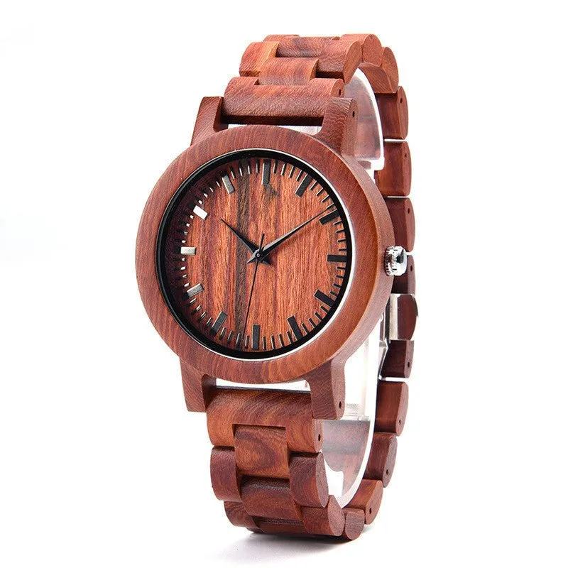 Unisex Waterproof Wooden Watch