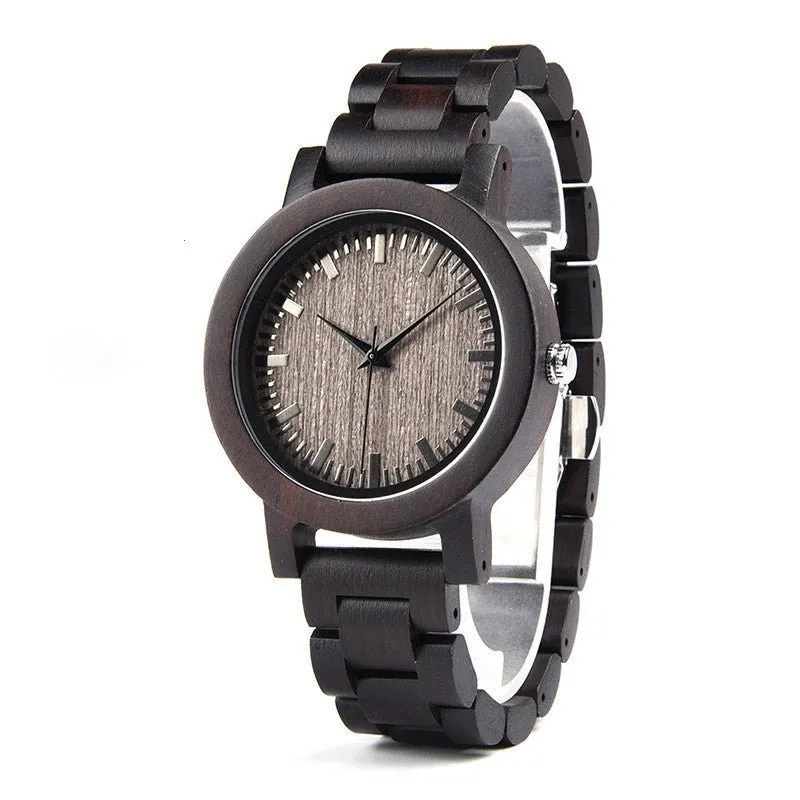 Unisex Waterproof Wooden Watch