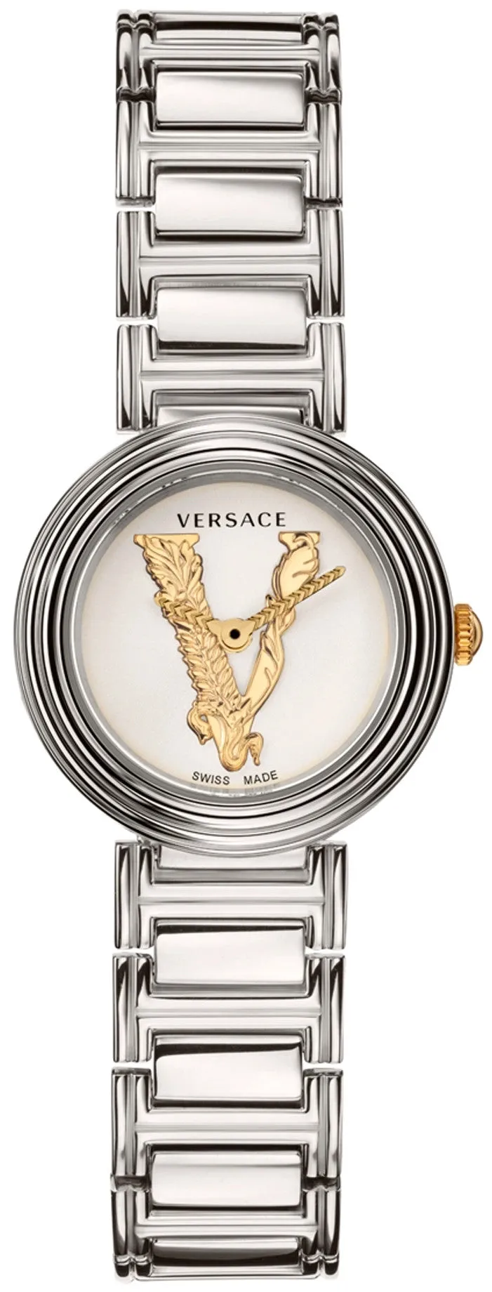Versace Virtus Mini Silver Women's Watch VET300621