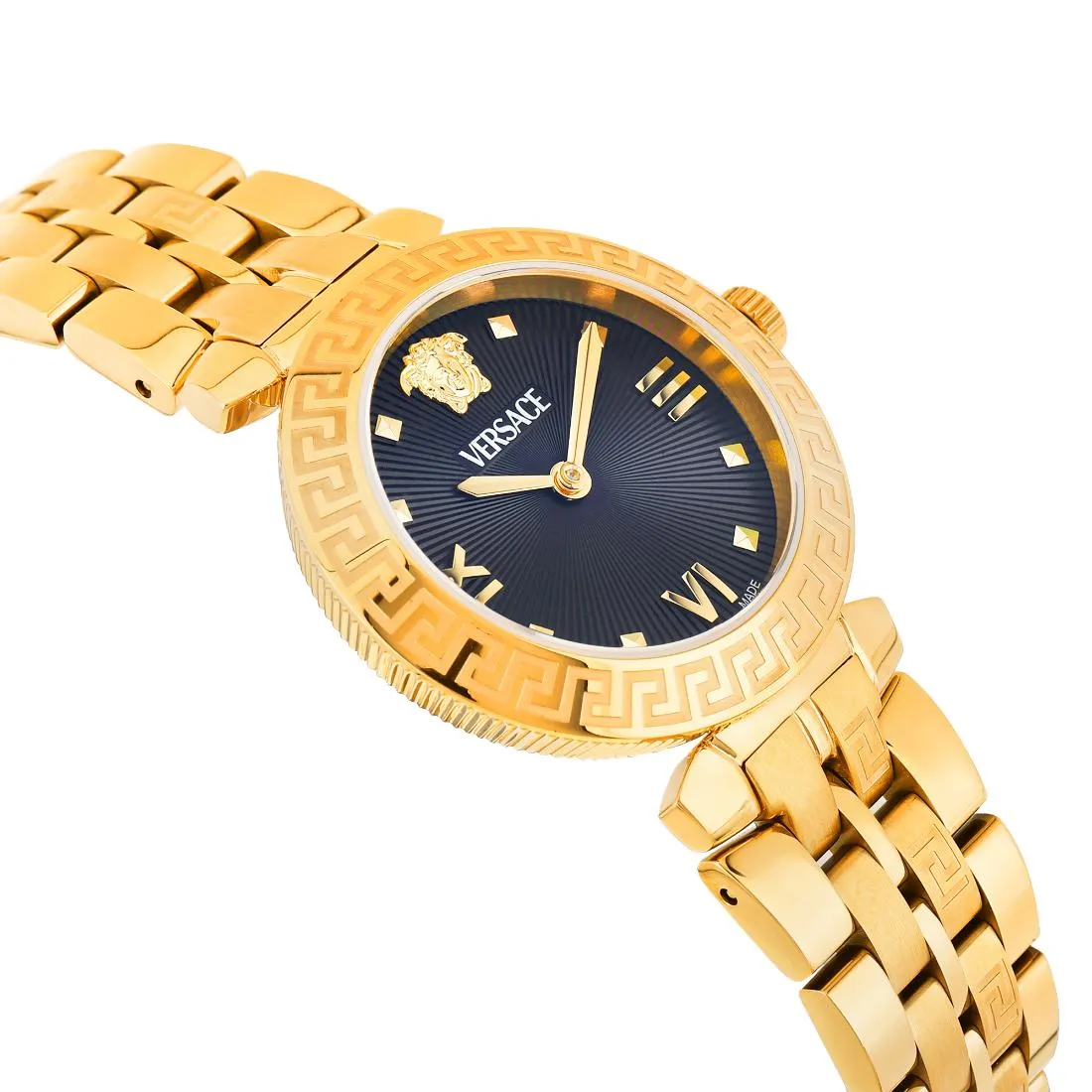 Versace Women 32 mm Size Black Round Dial Analog Watch- VEOCA0524