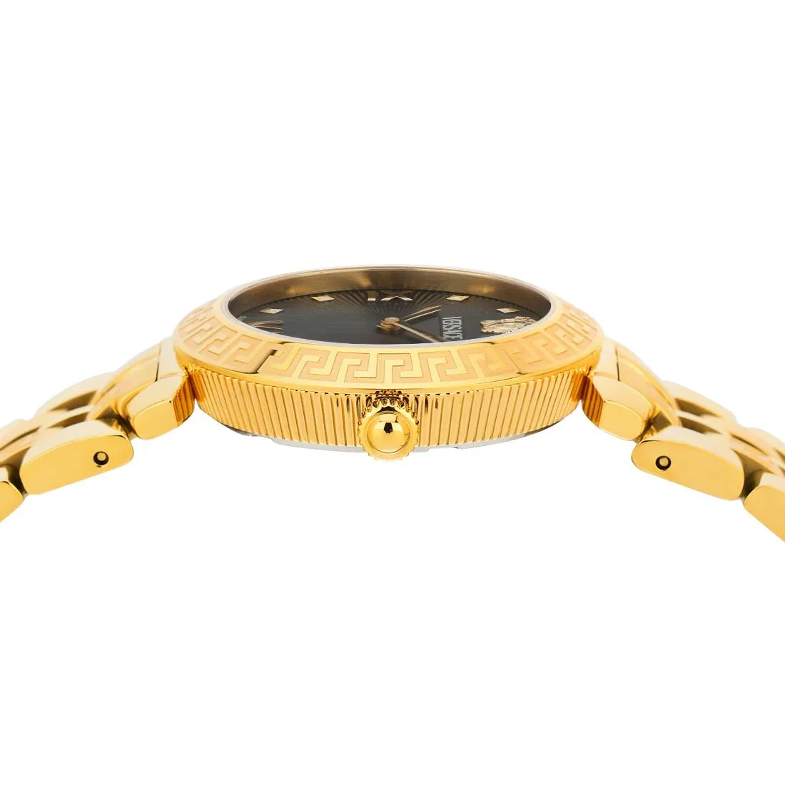 Versace Women 32 mm Size Black Round Dial Analog Watch- VEOCA0524