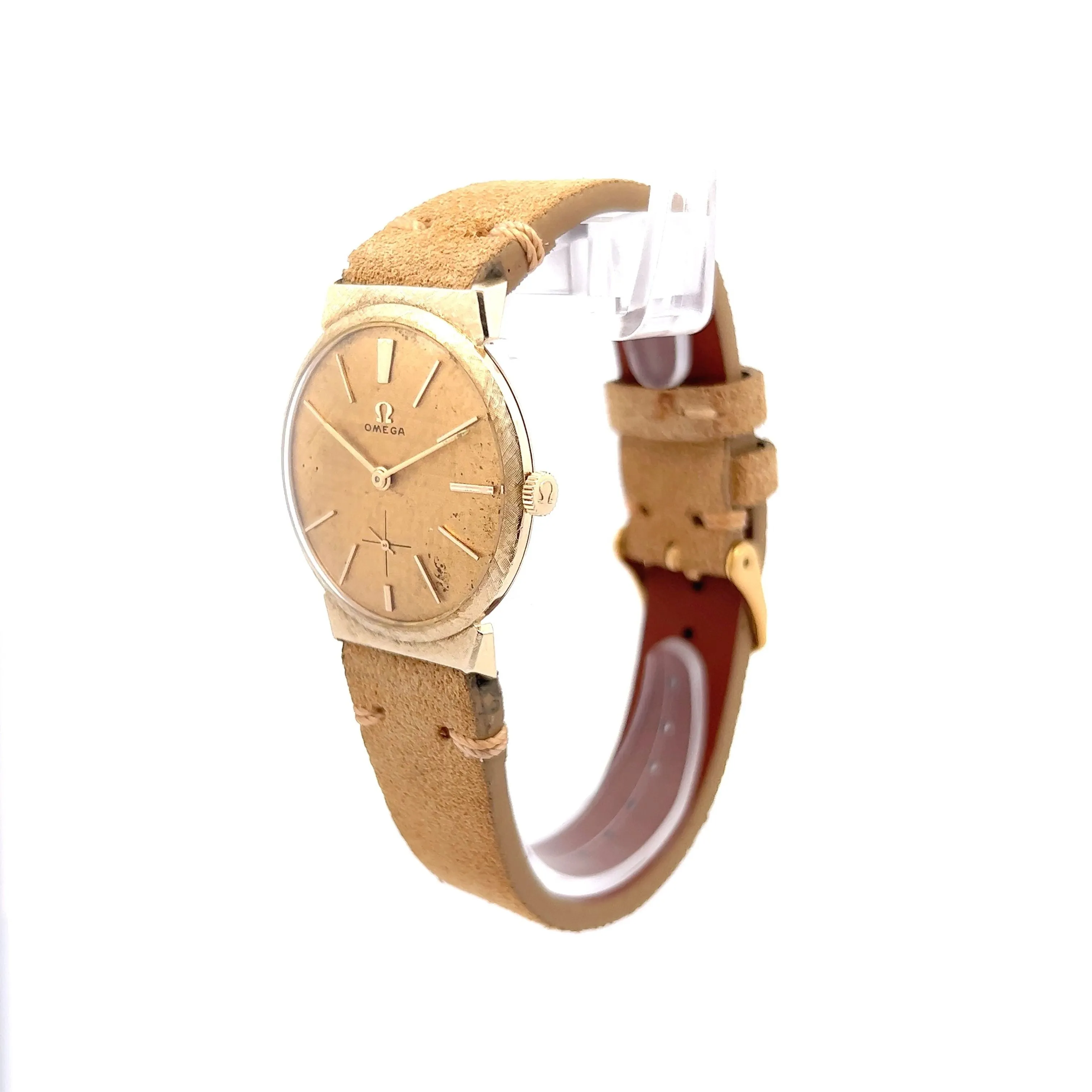 Vintage Omega Florentine 33mm Manual in 14k Yellow Gold