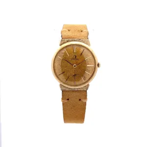 Vintage Omega Florentine 33mm Manual in 14k Yellow Gold