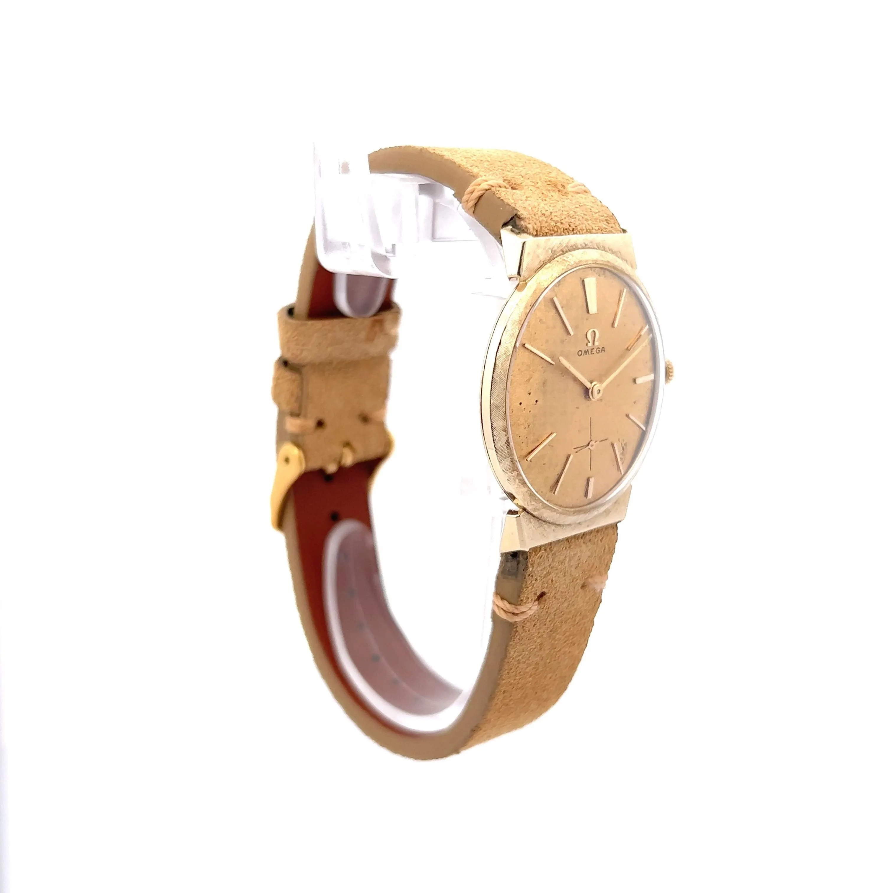 Vintage Omega Florentine 33mm Manual in 14k Yellow Gold