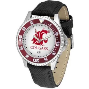 Washington State Cougars Competitor - Poly/Leather Band Watch