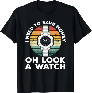 Watch Collecting Vintage Watch Lover Retro Watches T-Shirt