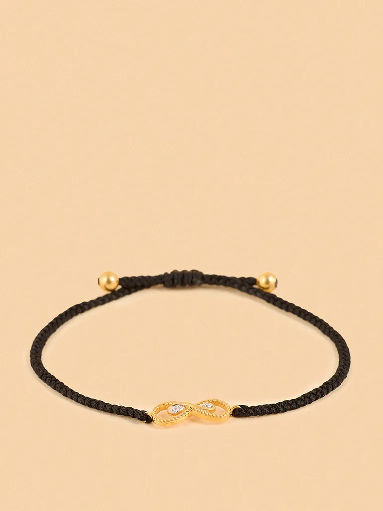 Westside X Pome Braided Infinity Lab-Diamond Bracelet
