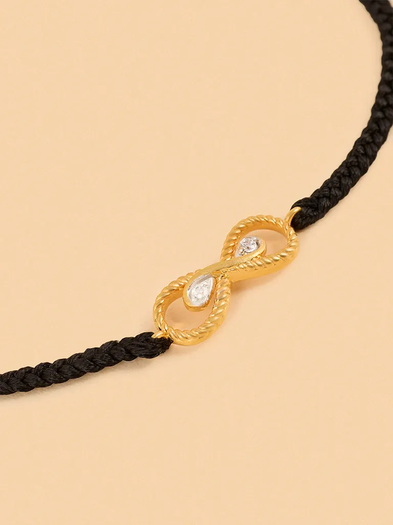 Westside X Pome Braided Infinity Lab-Diamond Bracelet
