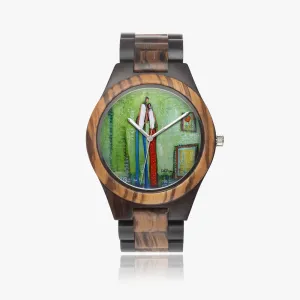 Where would i be Indian Ebony Wooden Watch