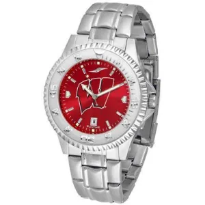 Wisconsin Badgers Competitor AnoChrome - Steel Band Watch