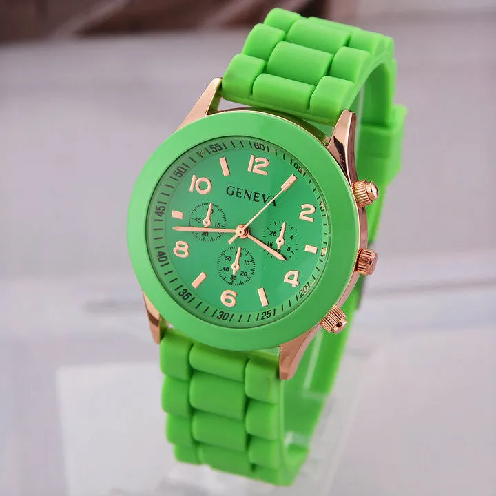 Women's Watch Fashion Silicone Strap
