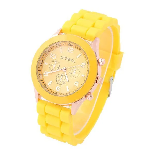 Women's Watch Fashion Silicone Strap