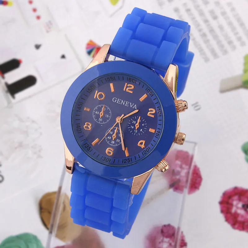 Women's Watch Fashion Silicone Strap
