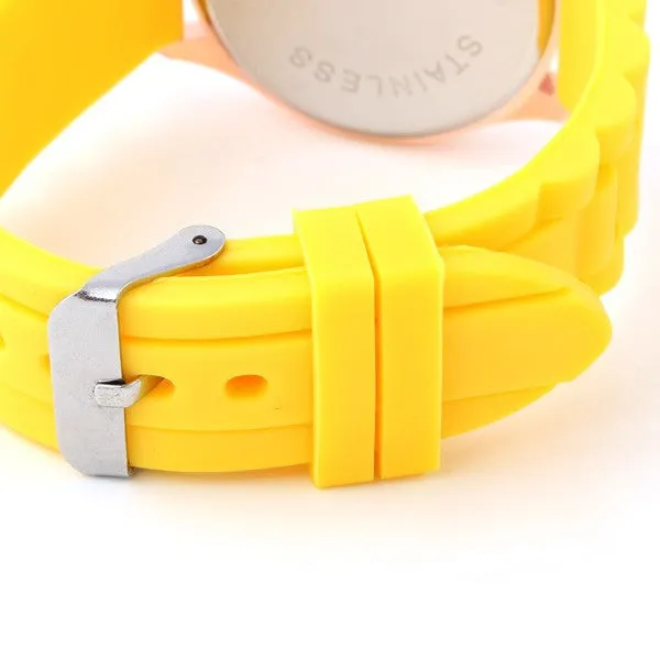 Women's Watch Fashion Silicone Strap