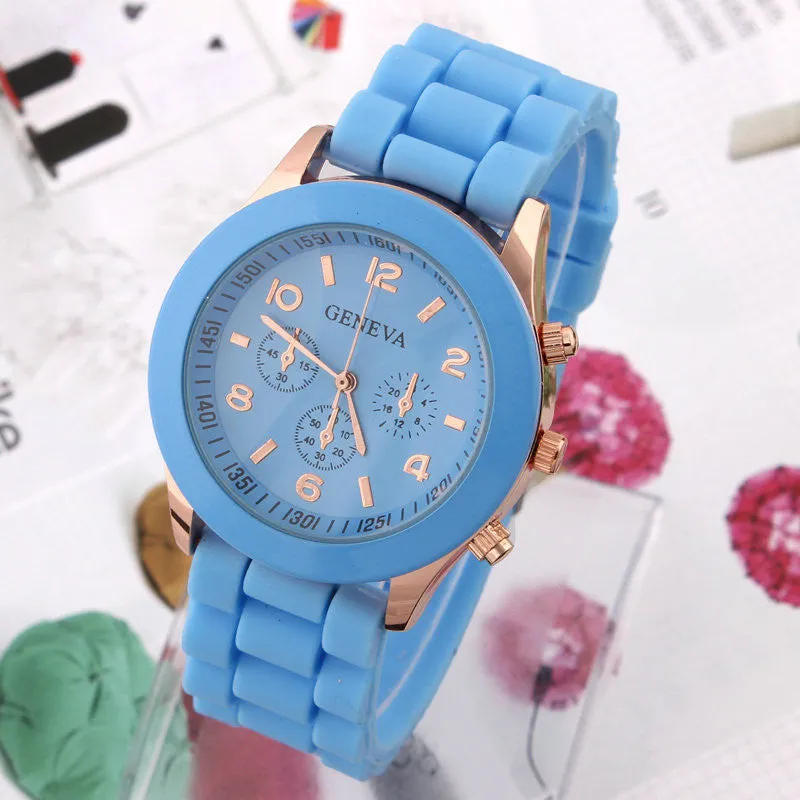 Women's Watch Fashion Silicone Strap