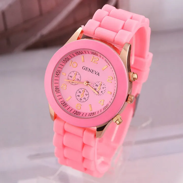 Women's Watch Fashion Silicone Strap