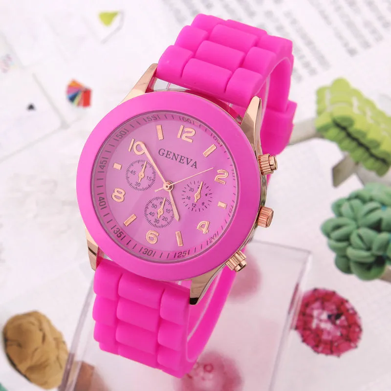 Women's Watch Fashion Silicone Strap