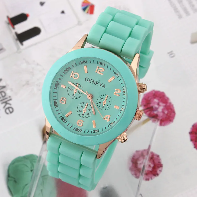 Women's Watch Fashion Silicone Strap