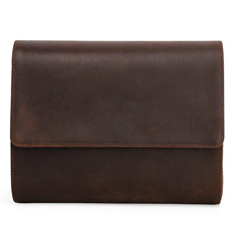 Woosir Leather Watch Roll Case for 6 Watches