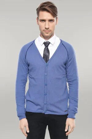 WSS Blue Cotton Knitwear  - Singen