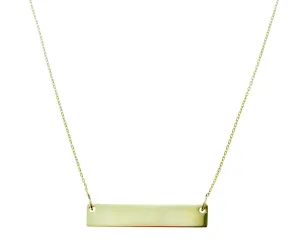 Yellow gold necklace